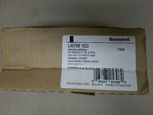 Honeywell l4079b 1033 pressure - l4079b,
